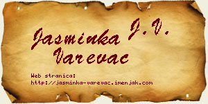 Jasminka Varevac vizit kartica